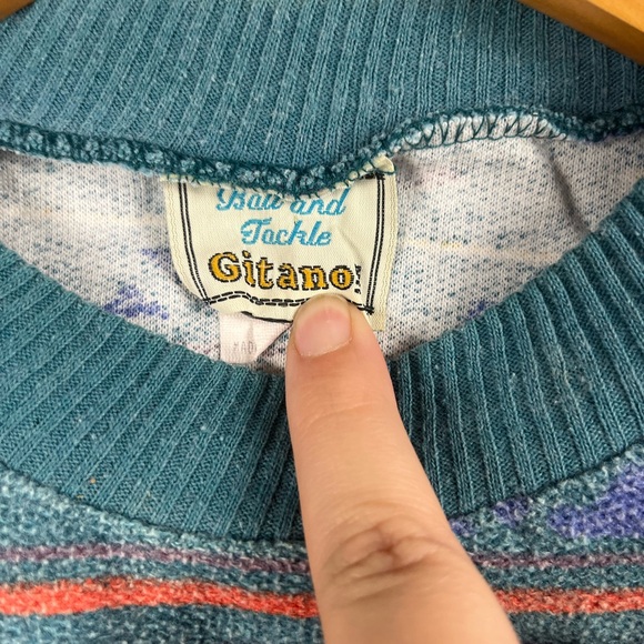 Vintage Gitano western 80s Aztec sweatshirt size 5 - Picture 2 of 5